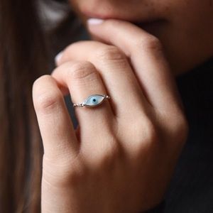 Mejuri Evil Eye Ring